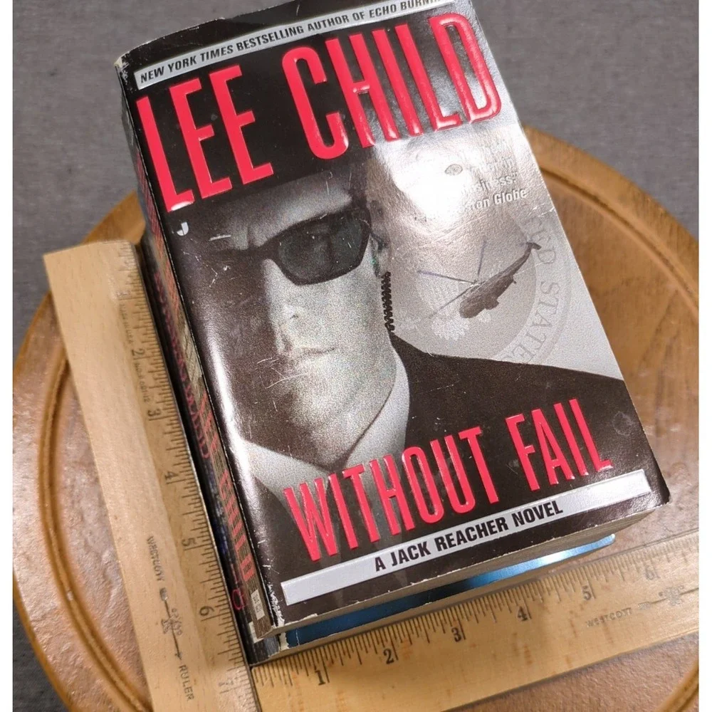 Early Jove Edition VTG Reacher Lee Child Running Blind Echo Burning Without Fail